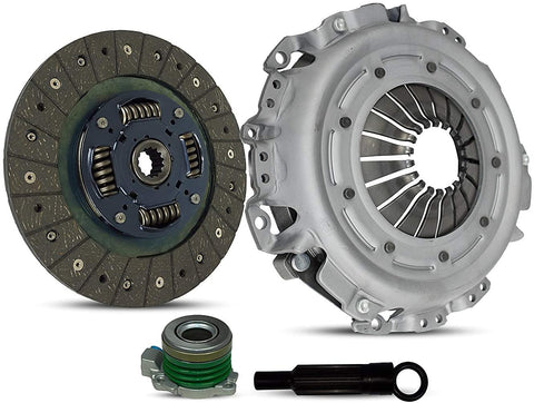 Clutch Kit With Slave Works With Saab 9-3 900 Se Base S Hatchback Convertible 1998-2002 2.0L 1985CC l4 GAS DOHC Turbocharged