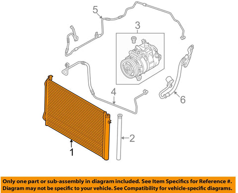 BMW 64-53-9-229-022 Air Conditioning Condenser