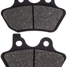 NICHE Brake Pad Set For Harley-Davidson Street Glide Dyna Road King Softail 44082-00E Front Rear Semi-Metallic 3 Pack