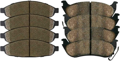 Auto Shack SCD997-998 Front and Rear Ceramic Brake Pads