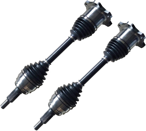 Detroit Axle - Replacement for 2007-2015 Chevy GMC Silverado Suburban Sierra Yukon XL 1500 Tahoe Escalade ESV EXT (6 Lug Models) Pair (2) Front CV Axle Drive Shafts Assembly