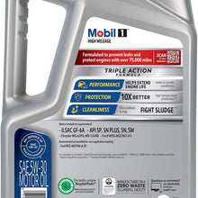 Mobil 1 High Mileage Full Synthetic Motor Oil 5W-30, 5 Quart