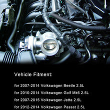 07K133062A Throttle Body Fits for VW Volkswagen Jetta Beetle Rabbit Golf Passat Model Years 2008-2014 2.5L Part# 07K 133 062 A