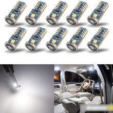 iBrightstar Newest Extremely Bright Wedge T10 168 194 LED Bulbs For Car Interior Dome Map Door Courtesy License Plate Lights,Xenon White