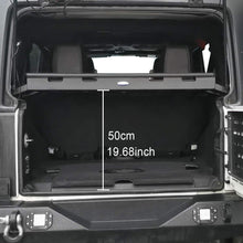 Hooke Road Wrangler Interior Cargo Basket Rack Security Luggage Carrier Compatible with Jeep Wrangler JK Unlimited 4-Door 2011-2018