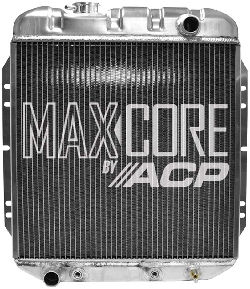 1965-66 Ford Mustang Aluminum Radiator 2 Row For 6 Cylinder Mustang OE Style