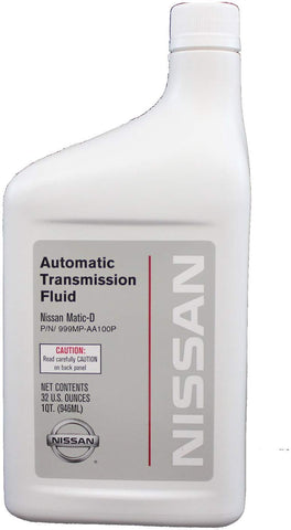 Genuine Nissan Fluid 999MP-AA100P Nissan Matic-D Automatic Transmission Fluid - 1 Quart