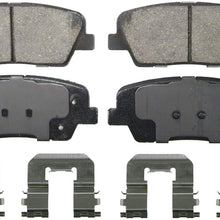 Wagner QuickStop ZD1284 Ceramic Disc Pad Set, Rear