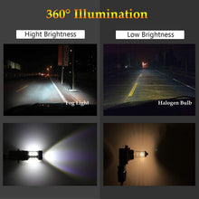 Dantoo 2 x Extremely Bright H11 H8 H16 LED Fog Light Bulbs 6000K 10 SMD LED Bulbs Fog Light Lamp Replacement for DRL or Fog Lights, Xenon White