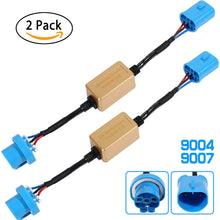 LED Headlight Kit Decoder Canbus Resistor Anti-flicker Adapters Warning Error Free Canceller Resistor (9007)