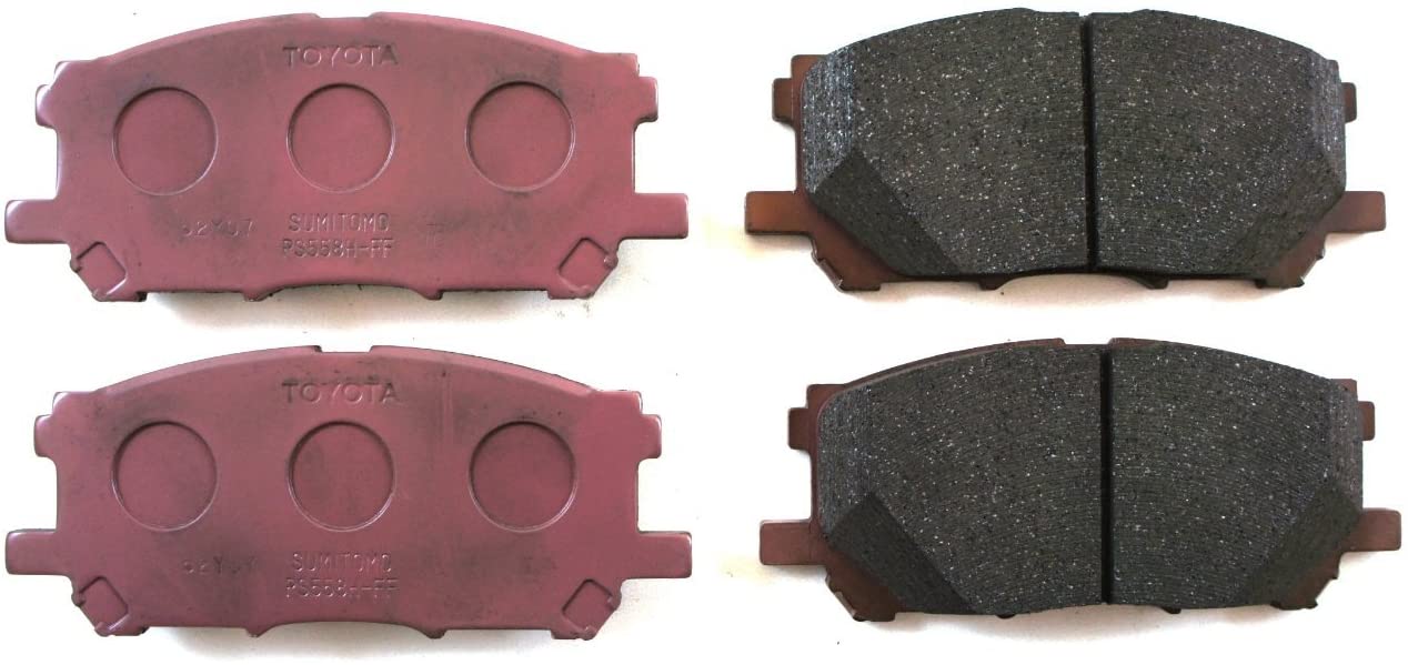 Toyota Genuine Parts 04465-48100 Front Brake Pad Set