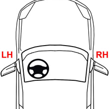 Interior Door Handle compatible with COROLLA/MATRIX 09-13 Front OR Rear LH Inside Black/Silver