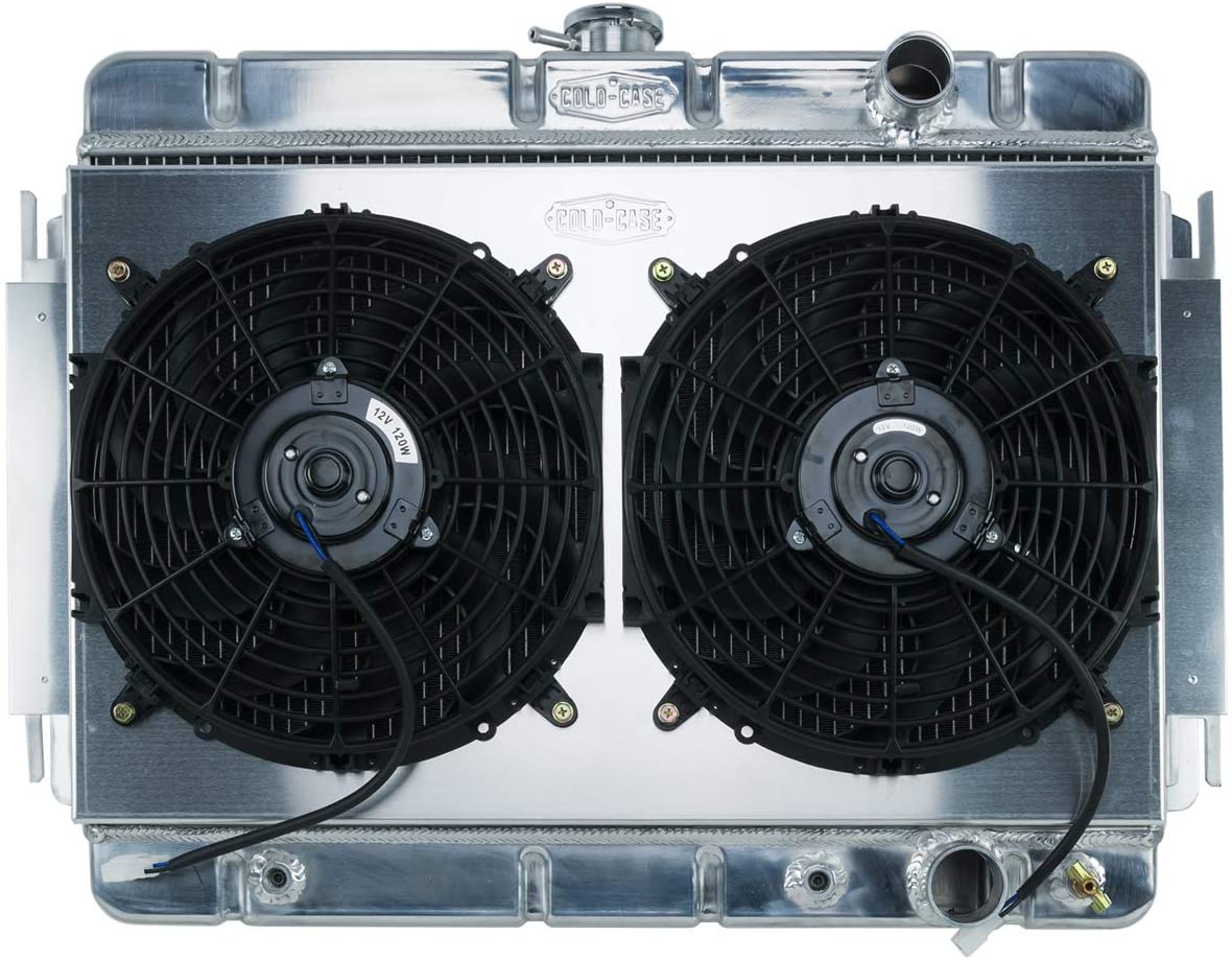 64-65 Chevelle Radiator and Dual 12in Fan Kit AT