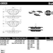 StopTech 309.06920 Street Performance Rear Brake Pad