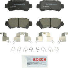 Bosch BC1624 QuietCast Premium Ceramic Disc Brake Pad Set For Mazda: 2016-2017 CX-3, 2013-2017 CX-5; Rear