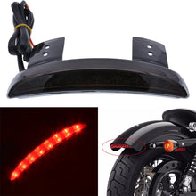 KATUR Smoke Chopped Fender Edge Motorcycle 8 LED RED Stop Running Brake Rear Tail Light for Harley Sportster XL 883N 1200N XL1200V XL1200X