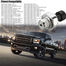 SpeeVech Oil Pressure Sensor Switch, Replace 12616646 Fits for Chevy Silverado GMC Sierra for D1846A,12677836,12573107,12614969,12569323, 12562230,12556117,12559780,8125622300,8125731070, 8126166460