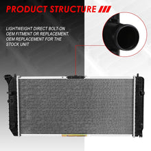 1880 Factory Style Aluminum Radiator Replacement for 97-04 Buick Park Avenue 3.8L AT/MT