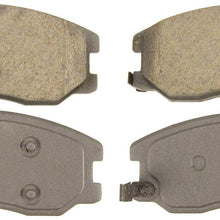 Wagner ThermoQuiet QC1264 Ceramic Disc Pad Set With Installation Hardware, Front