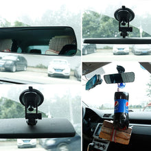 PME 9.8” Day/Night Rear View Mirror, Universal Car Truck Mirror Interior Rear View Mirror Suction Cup Rearview Mirror - Deluxe Version,Plain Mirror