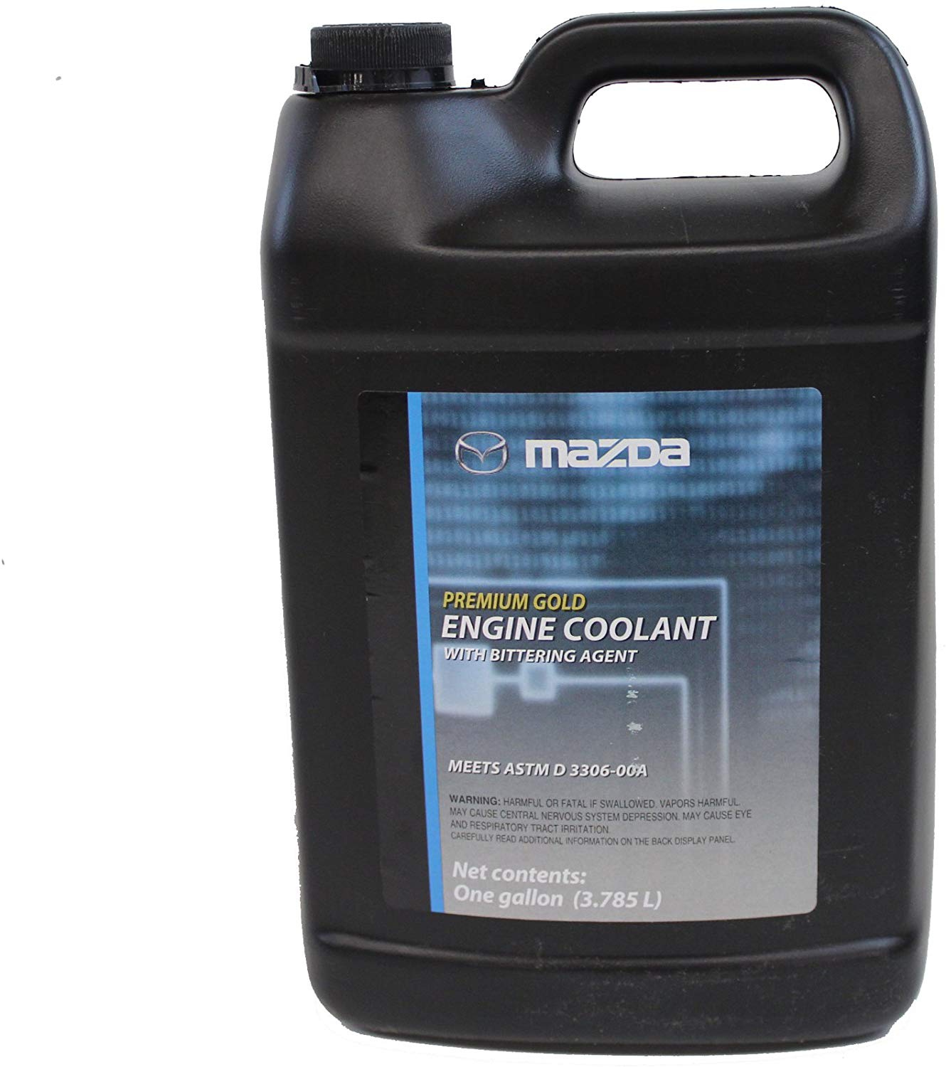 Genuine Mazda Fluid (0000-77-507E-03) Gold Premium Coolant with Bittering Agent - 1 Gallon