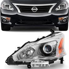 For 13-15 Altima 4 Doors Sedan Halogen Type Headlight Front Lamps Driver Left Side Direct Replacement