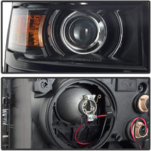 ACANII - For Black Projector Headlights 2014-2015 Chevy Silverado 1500 Pickup Headlamps Driver + Passenger Side