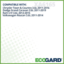 EcoGard XA6165 Premium Engine Air Filter Fits Dodge Grand Caravan 3.6L 2011-2019 | Chrysler Town & Country 3.6L 2011-2016 | Ram C/V 3.6L 2012-2015 | Volkswagen Routan 3.6L 2011-2014