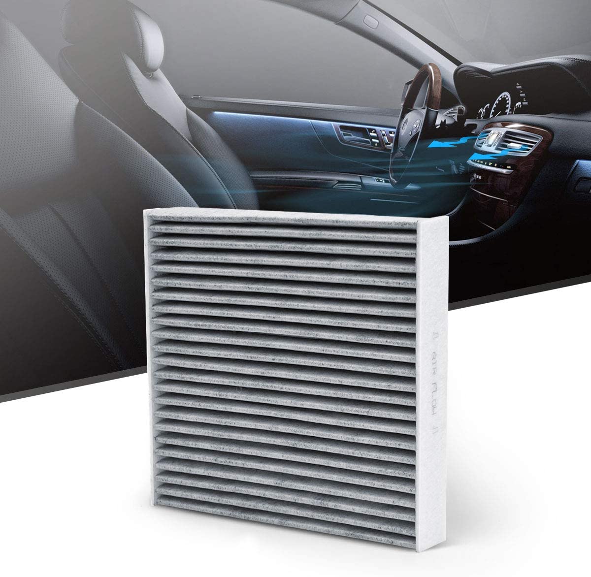 KAFEEK Cabin Air Filter Fits CF10285/87139-02090/87139-06040/87139-07010/87139-50060,Replacement for/Lexus/Scion, includes Activated Carbon
