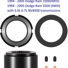 5th Gear Lock Nut Retainer Set for Fits Dodge Ram 2500 & 3500 4WD,5.9L 6.7L Cummins NV4500 Transimission