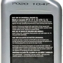 Replaces Kohler 12PK Kohler Command Engine 10W-30 Motor Oil Case Of (12) 25 357 06s 1 Quart Bottles