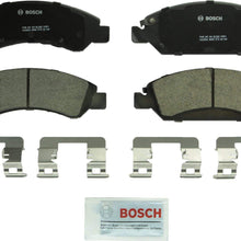 Bosch BC1363 QuietCast Premium Ceramic Disc Brake Pad Set For Select Cadillac Escalade, ESV, EXT, XTS; Chevrolet Avalanche, Cheyenne, Silverado, Suburban, Tahoe; GMC Savana, Sierra, Yukon XL + More; Front