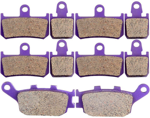 ECCPP FA174 Brake Pads Front and Rear Carbon Fiber Replacement Brake Pads Kits Fit for 2007 2008 2009 2010 2011 2012 2013 2014 Yamaha YZF R1