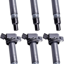 ENA Set of 6 Ignition Coils Compatible with 2005-2015 Toyota Tundra 4Runner FJ Cruiser 4.0L V6 UF495 5C1419 C1426