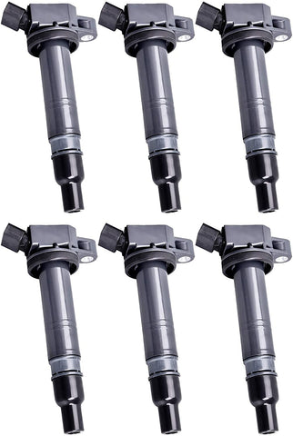 ENA Set of 6 Ignition Coils Compatible with 2005-2015 Toyota Tundra 4Runner FJ Cruiser 4.0L V6 UF495 5C1419 C1426
