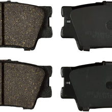 KFE KFE1212-104 Ultra Quiet Advanced Premium Ceramic Brake Pad Rear Set Compatible with: Toyota Camry, RAV4, RAV 4, Avalon, Matrix; Lexus ES300h, ES350, HS250h; Pontiac Vibe