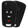 KeyGuardz Keyless Entry Remote Car Key Fob Outer Shell Cover Soft Rubber Protective Case For Chevy Buick GMC OHT01060512