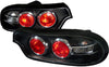 Spyder 5006523 Mazda RX7 93-01 Euro Style Tail Lights - Black (Black)