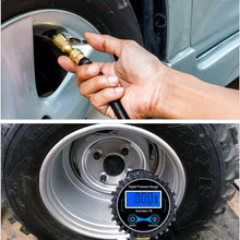 Nilight Digital Tire Pressure Gauge Medium 250 PSI Air Chuck and Compressor Accessories Heavy Duty with Rubber Hose and Quick Connect Coupler for 0.1 Display Resolution