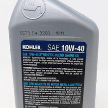 Kohler 25 357 71-S SAE 10W-40 Synthetic-Blend Engine Oil