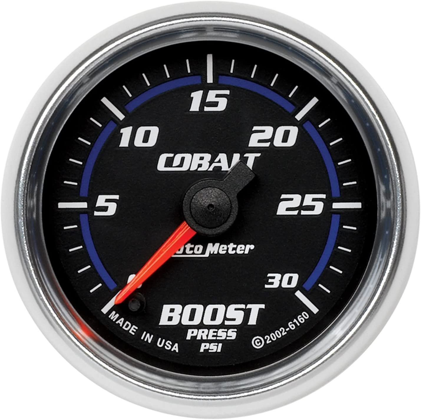 Auto Meter 6160 Cobalt Full Sweep Electric Boost Gauge