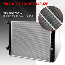 13079 OE Style Aluminum Core Cooling Radiator Replacement for Infiniti FX50 FX35 2014 to 2017 QX70 AT 09-13