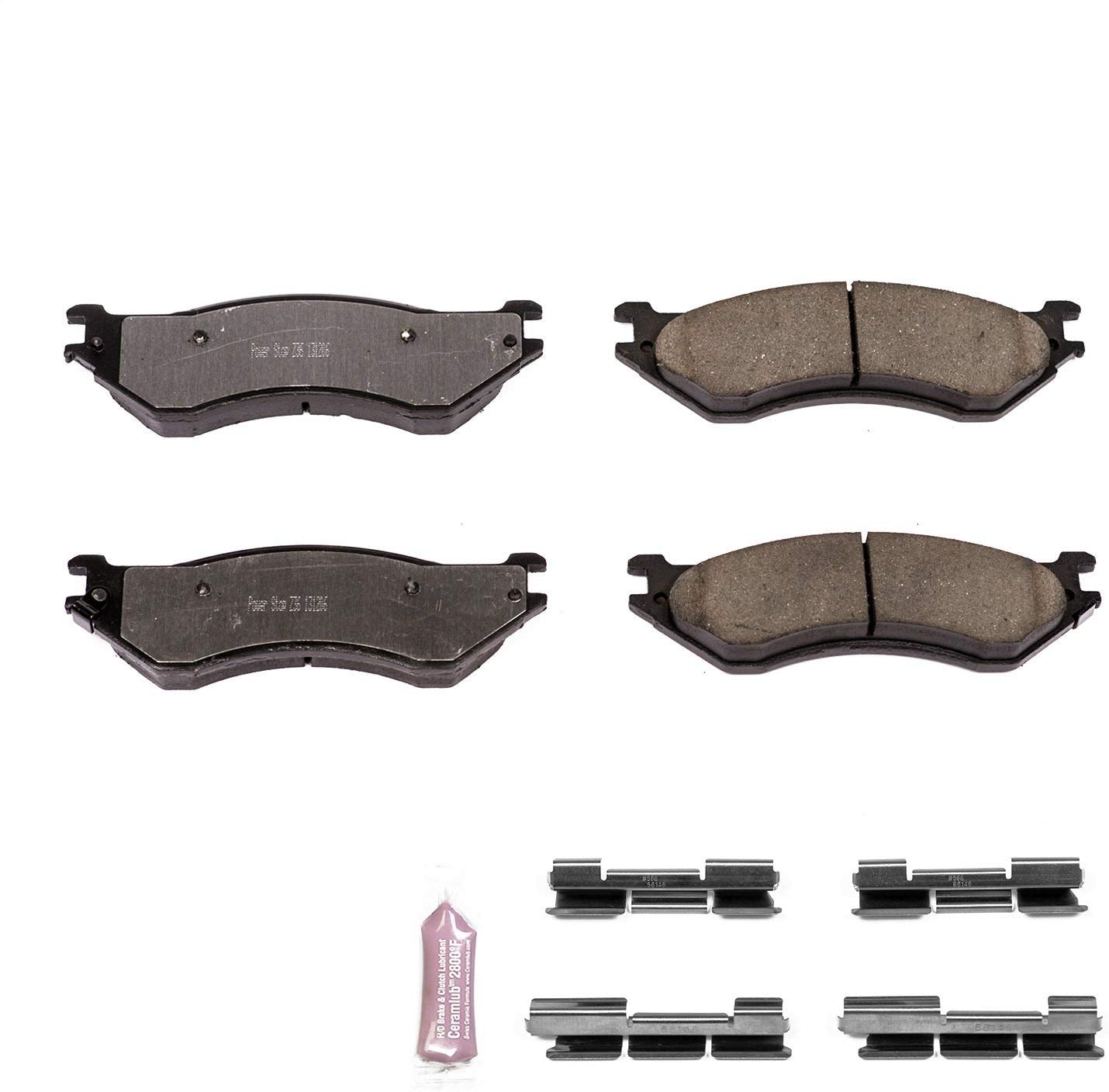 Power Stop Z36-702A, Z36 Truck & Tow Carbon-Fiber Ceramic Rear Brake Pads