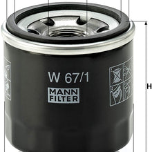 Mann Filter W67/1 Spin-On Oil Filter