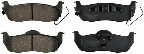 KFE Ultra Quiet Advanced KFE1041-104 Premium Ceramic REAR Brake Pad Set