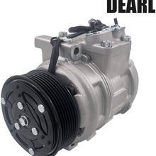 Dearl A/C AC air condition compressor with Clutch L4 2.4L compatible with Honda 02-06 Cr-V 02 03 04 05 06 (2002 2003 2004 2005 2006)