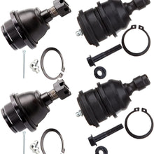SCITOO 4pcs Suspension Kit Front Lower Ball Joint Front Upper Ball Joint 1998 1999 2000 2001 2002 2003 2004 2005 2006 2007 2008 2009 2010 2011 For Ford Ranger For Mazda B2300 B2500 B3000 B4000