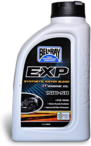 Bel-Ray EXP Synthetic Ester Blend 4T Engine Oil - 15W50-1L. 99130-B1LW (1)
