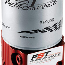 FST Performance RPM900 TurboFyner Red Anodized Diesel Fuel Filter/Heater/Water Separator System