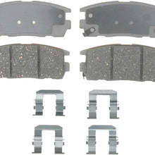 ACDelco 14D1275CH Advantage Ceramic Rear Disc Brake Pad Set with Hardware